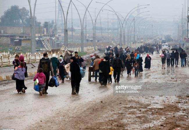 Almost 600,000 Flee West Mosul Amid Ongoing Military Operations: UN Data 